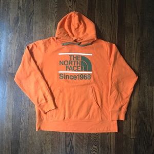 The North Face Orange Pullover Hoodie 🍊